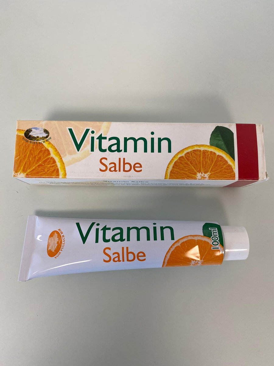 Vitamine Zalf: voor en zachte en gevoede huid - 1 stuk (Vitamine A