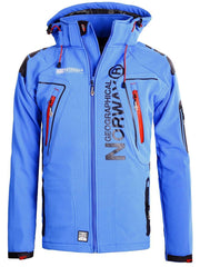 Geographical Norway Softshell Jas Heren Blauw Turbo - M