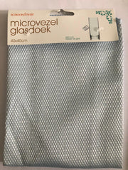 glasdoek microvezel - 40x40 cm microvezel maakt u glazen