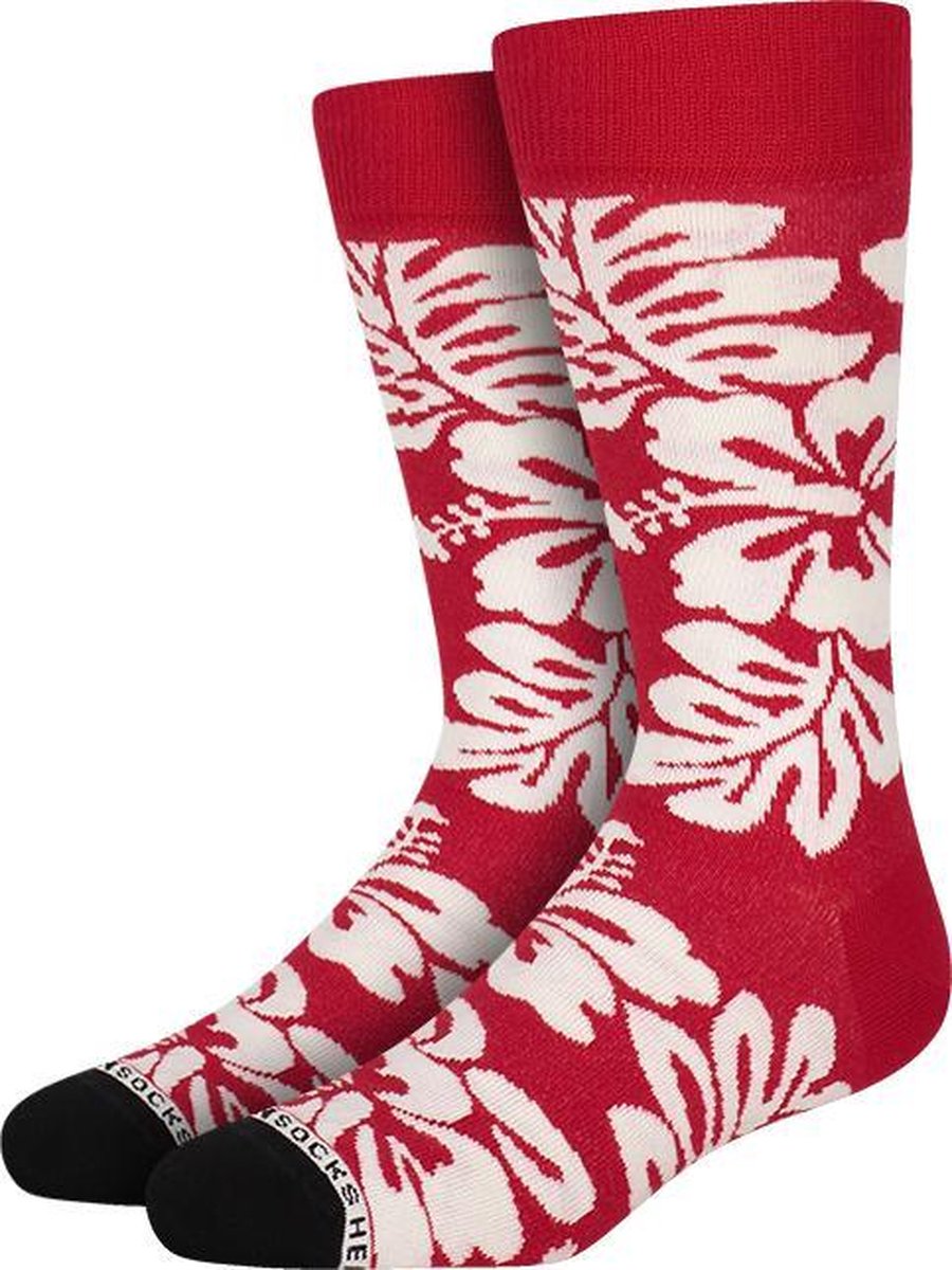 Heroes on Socks - Board Shorts Red sokken - Maat 41-46