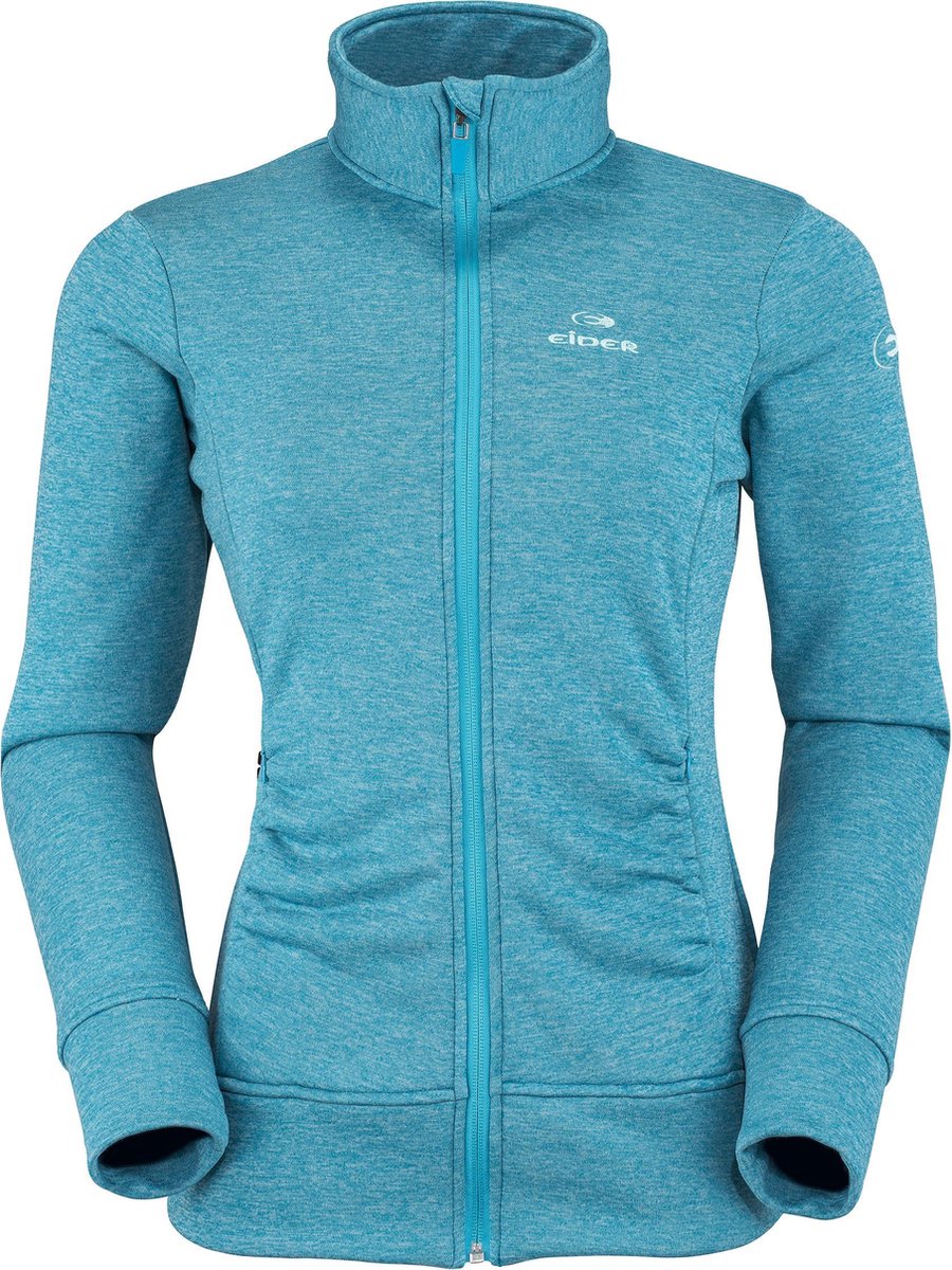 Eider Palomo Jacket Women - Dames - fleecevest - blauw/groen - maat 42