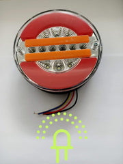 NEON Led Hamburger Achterlicht DH1 10-30v Dynamisch knipperlicht