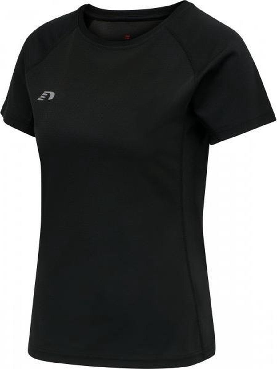 Newline Core Running Shirt Dames - zwart - maat M