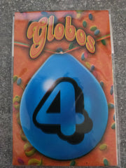 Ballon cijfer 4