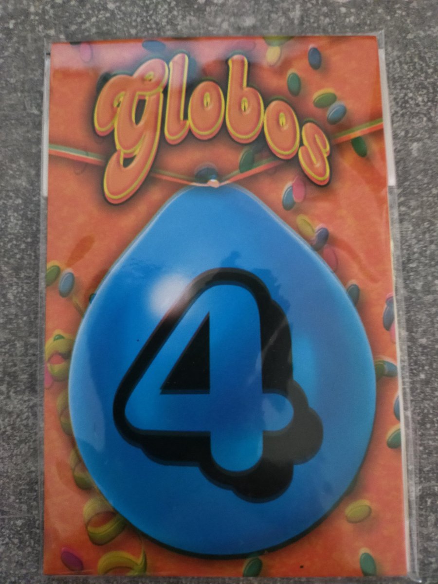 Ballon cijfer 4