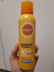 Zenova Sun Spray Sport Transparent 200 ml- SPF 30