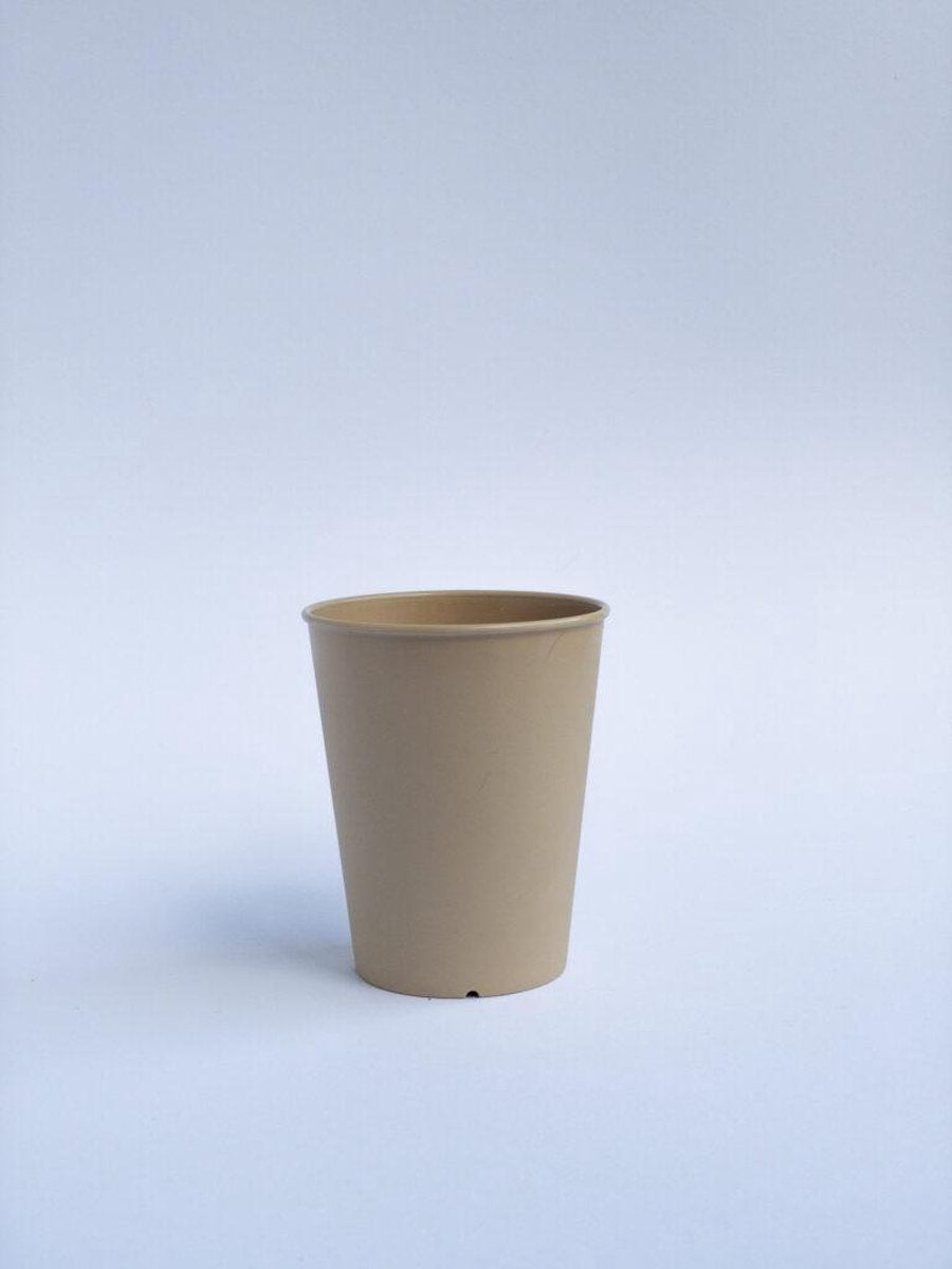 Beker Jive 200 ml PP beige set van 8 stuks