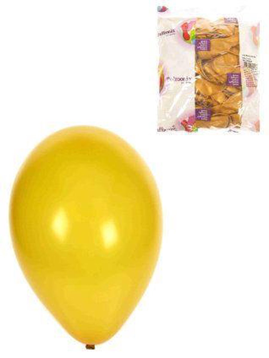 Ballonnen Goud 100 stuks nr 12