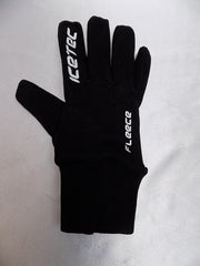 Fleece  handschoenen Icetec zwart maat XL