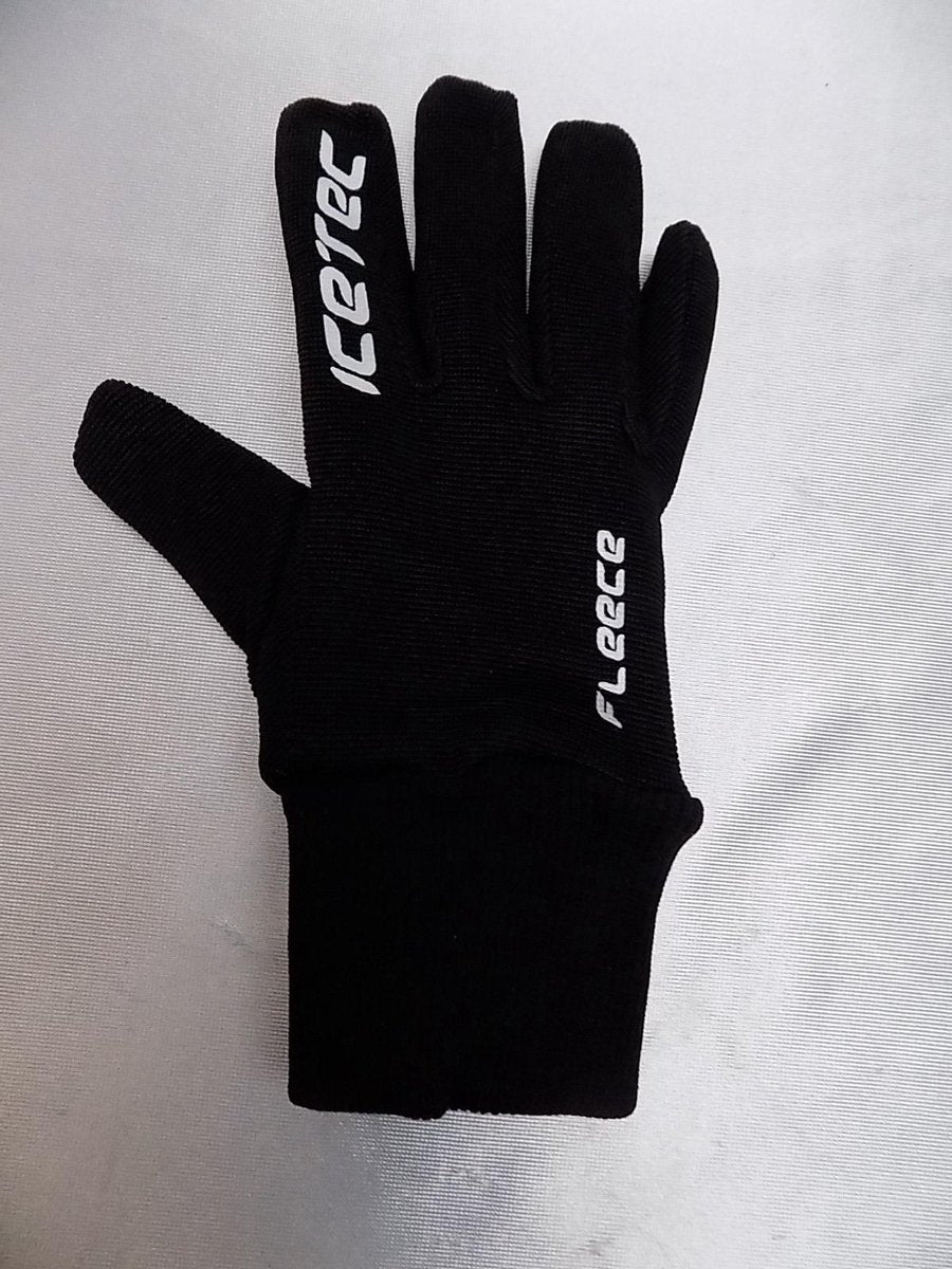 Fleece  handschoenen Icetec zwart maat XL