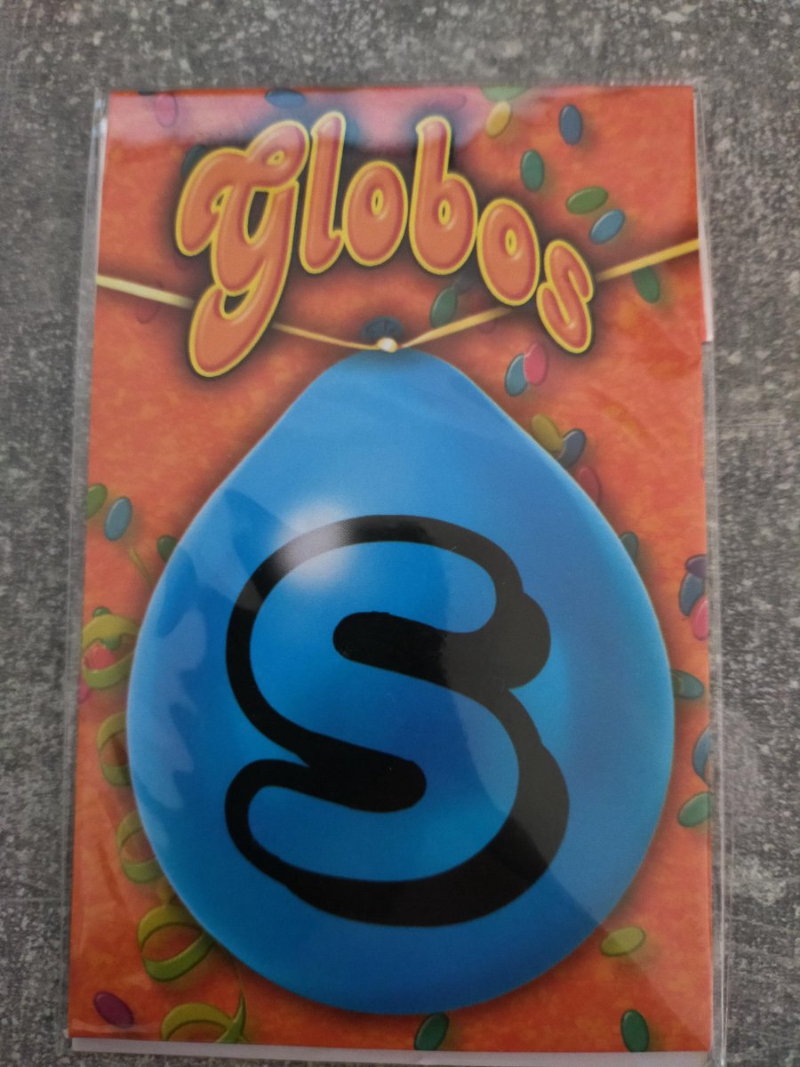 Ballon Letter S
