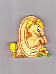 Cijfer 0 hout pony | Bartolucci