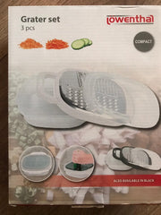 Lowenthal grater set groente rasp box met opvangbak