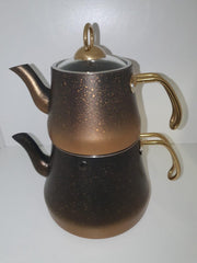 Modern Turkse RVS theepot (Lang) (met inductie)