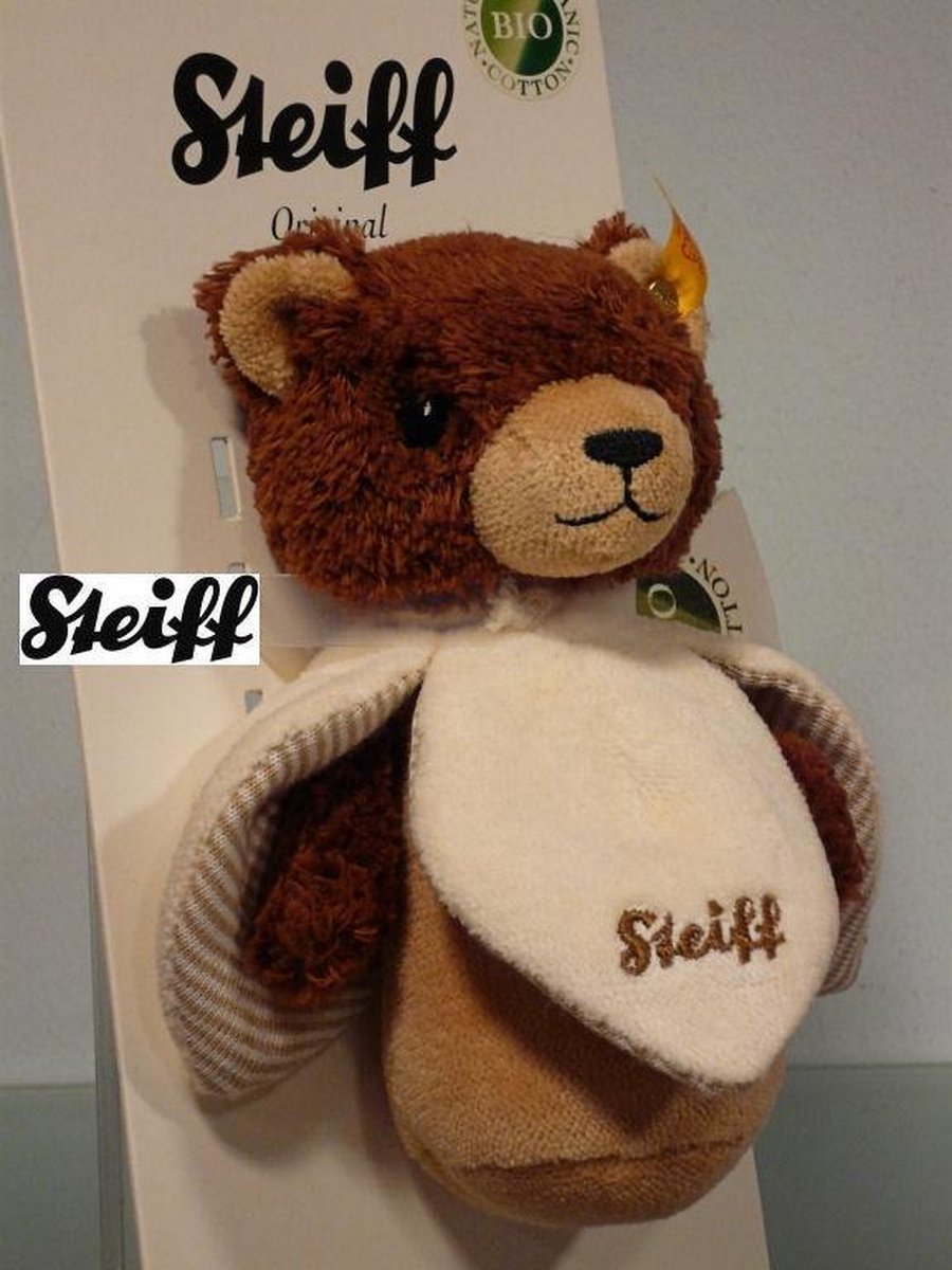 Steiff EAN 237744 BASTI BABY RAMMELAAR - KNISPER TEDDY BEER