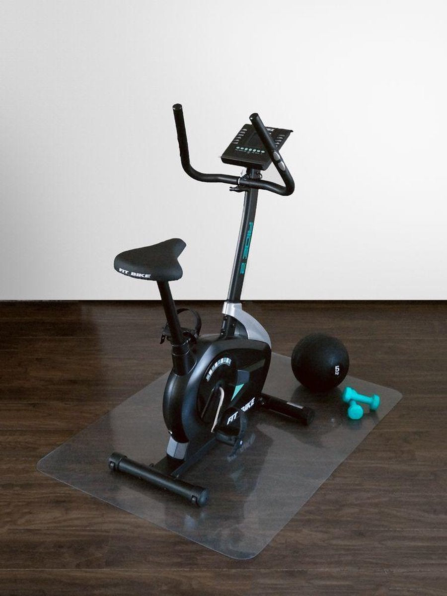 Onderlegmat / beschermmat voor fitnessapparaten - Transparant - 120x150 cm