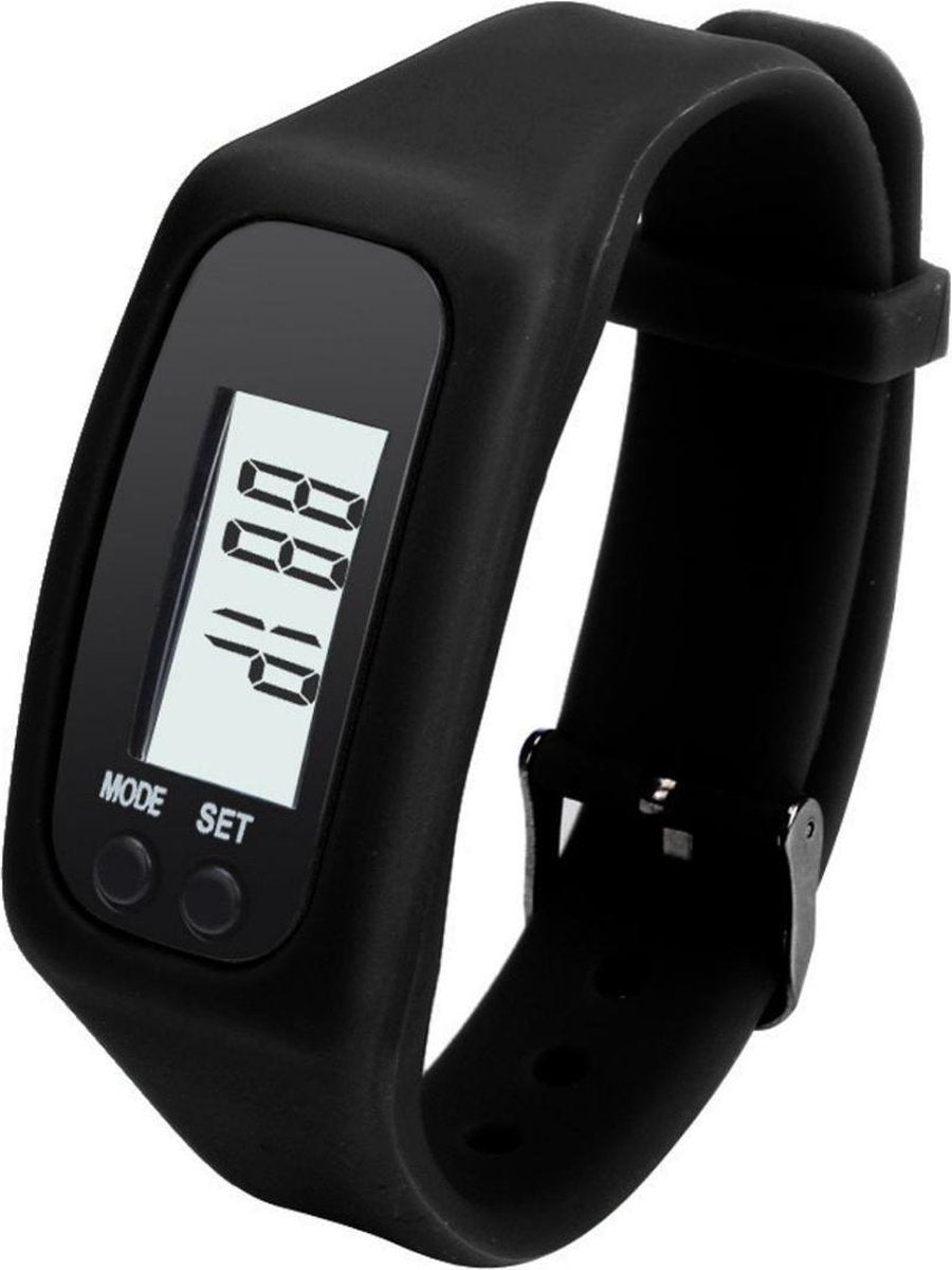 Digitale LCD Stappenteller - Run Stap - Calorie - Loopafstand - Teller - Stappenteller - Zwart