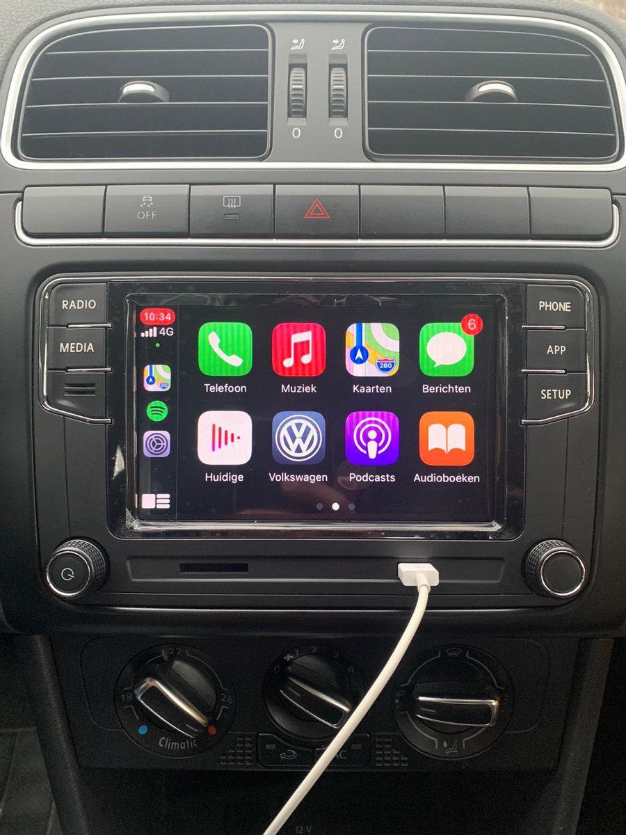 carplay voor volkswagen seat skoda
