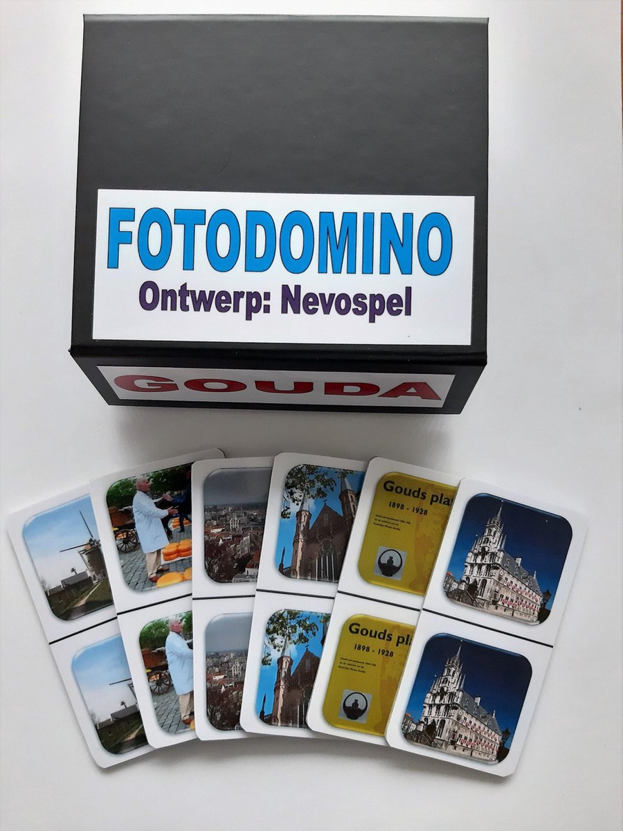 Denkspel voor mensen met dementie FotoDomino Gouda