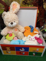 kraamkado bunny snuffel beige