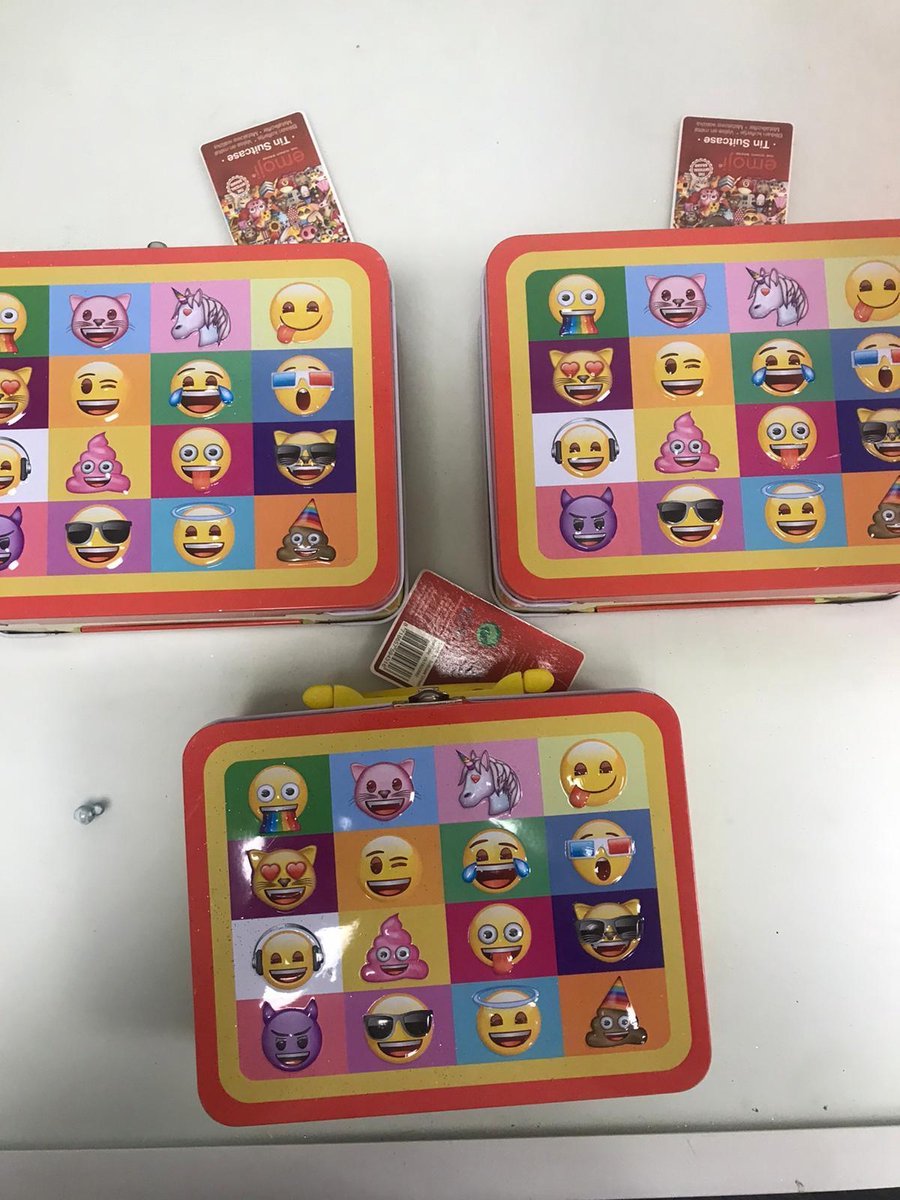 Broodtrommel emoticons - 3 stuks