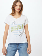 More & More shirt amour Lichtblauw-42 (Xl)
