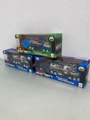 Speelgoedvoertuig kinderen: stoere truck  - set van 3 stuks (krokodil/haai)