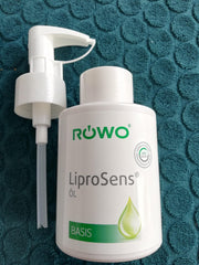 Röwo LiproSens Basis Massageolie MET Doseerpomp 500 ml.