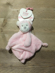 Pluche Aapje Very Important Monkey Knuffeldoekje Roze