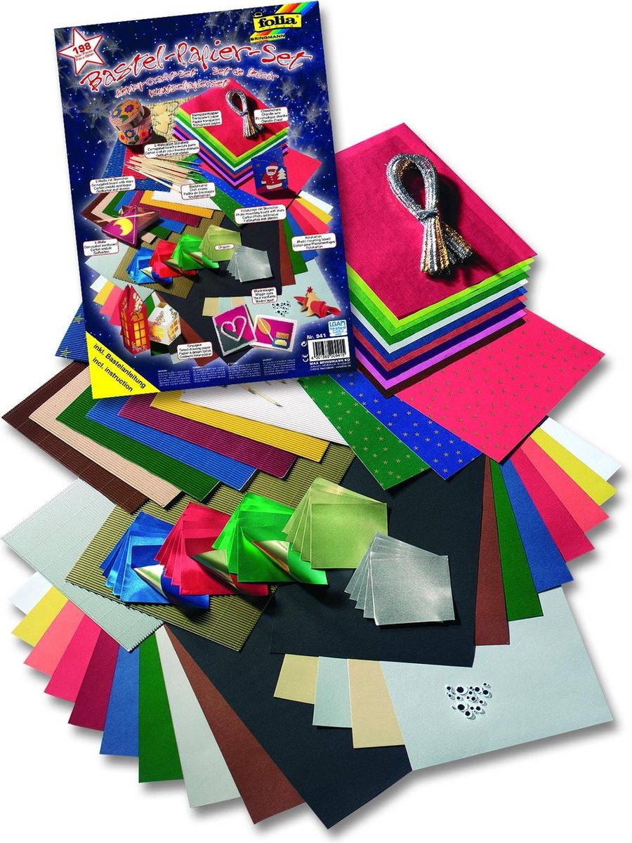 Folia 941 198stuk(s) Knutselset voor kinderen kunst- & knutselset voor kinderen