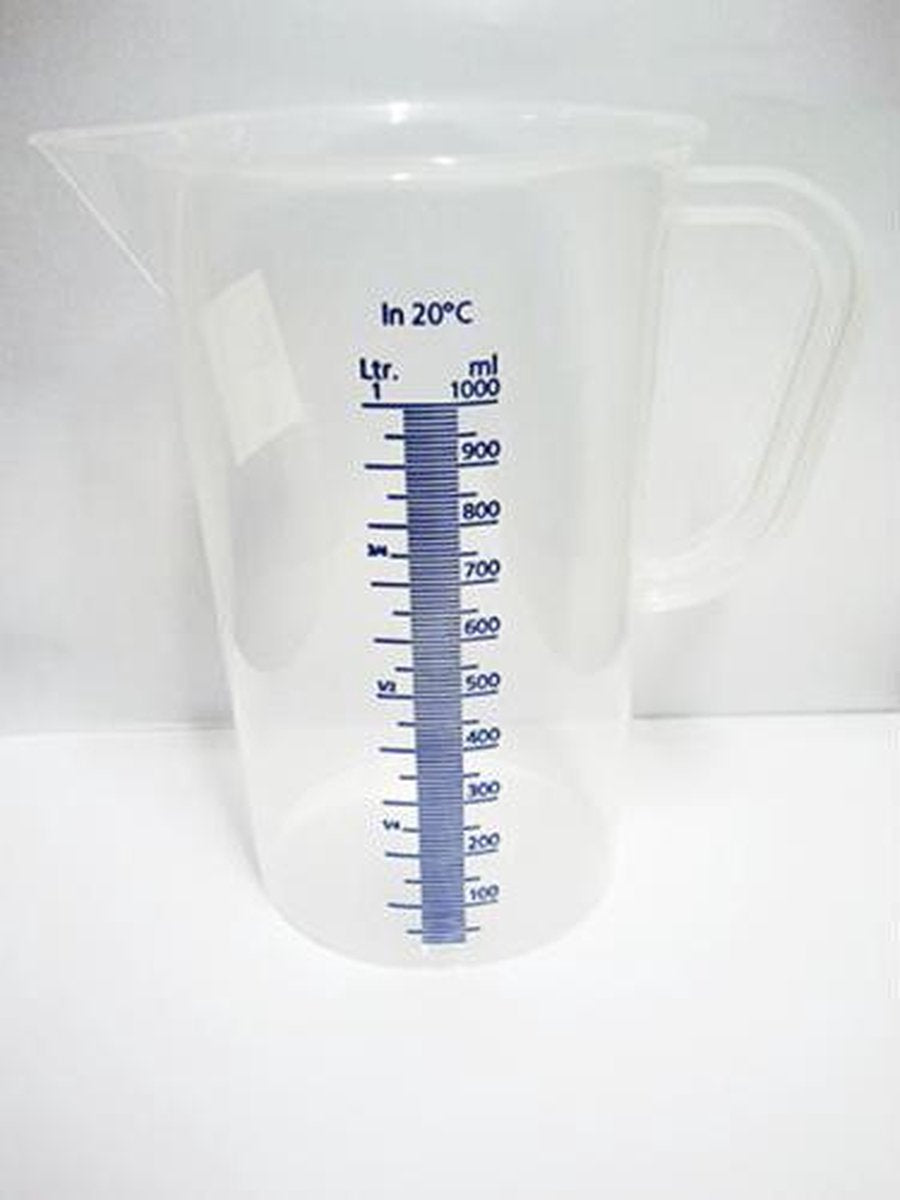 Kunststof maatbeker - 1 liter - Habitas