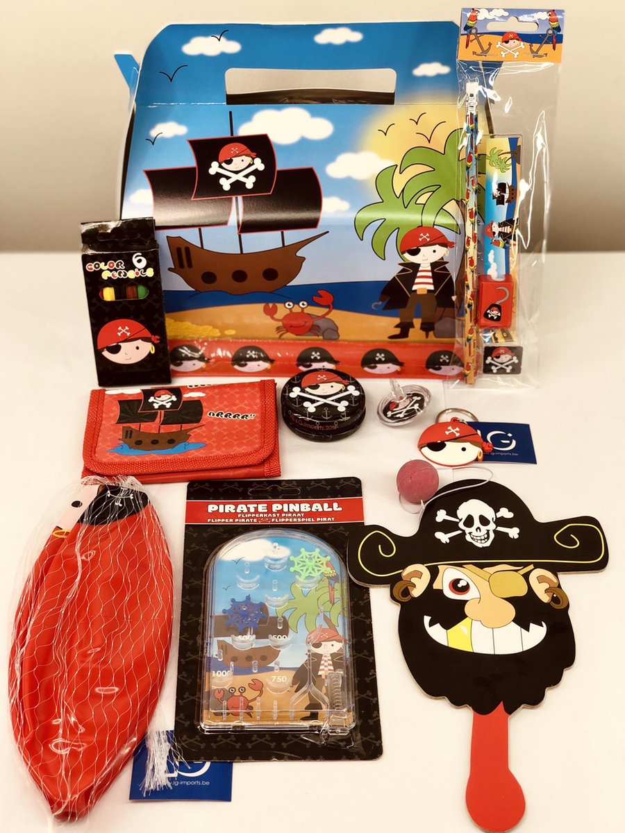 10-Delig Piratenpakket met Speelgoed 'Piraat Piet' (92194)