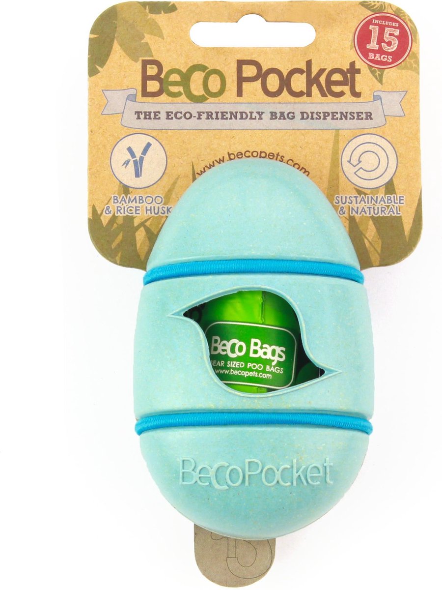 Becopocket poepzakjes houder - Blauw