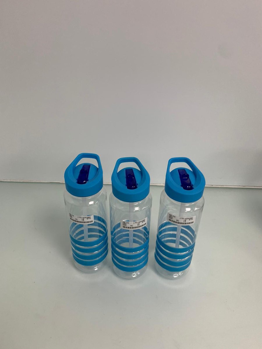 3 leuke en handige drinkflessen - blauw