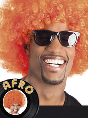12 stuks: Pruik Afro - Oranje