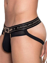 2EROS Apollo Jockstrap Lunar Zwart - MAAT XL - Heren Ondergoed - Jockstrap Heren - Heren Jock