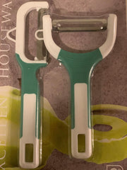 Dunschiller 2 soorten in 1 blister - Excellent Houseware Dunschillerset 2 Stuks – 15x7x2cm | Aardappelschillers | Dunschillermesje | Mesjes om Aardappelen of Appels mee te Schillen