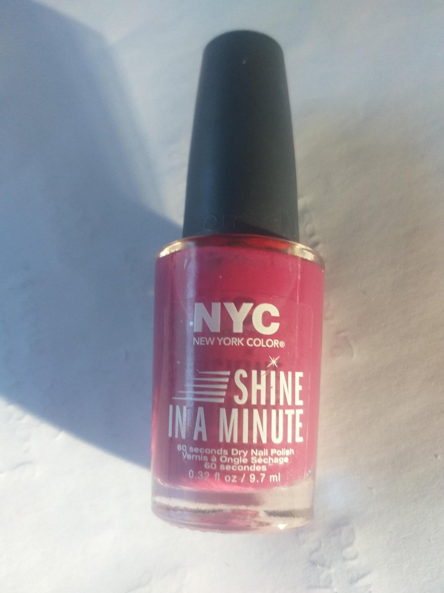 Nyc shine in a minute nail polish Broadway purple