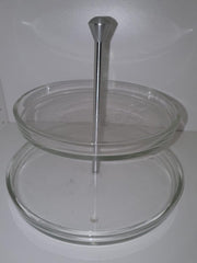 Glazen Etagère  (2 laag)