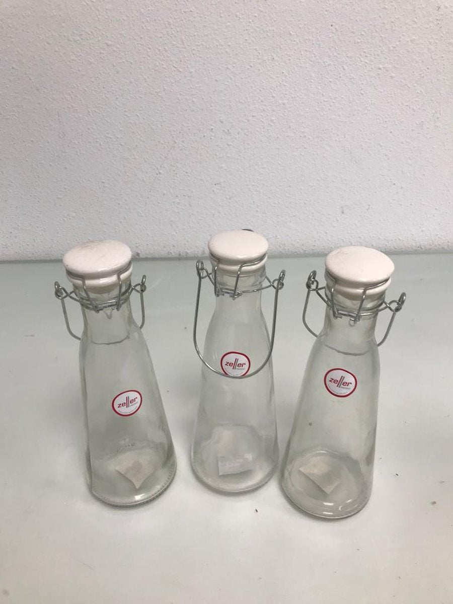 Zeller - vershoud flessen - 3 stuks 750ml