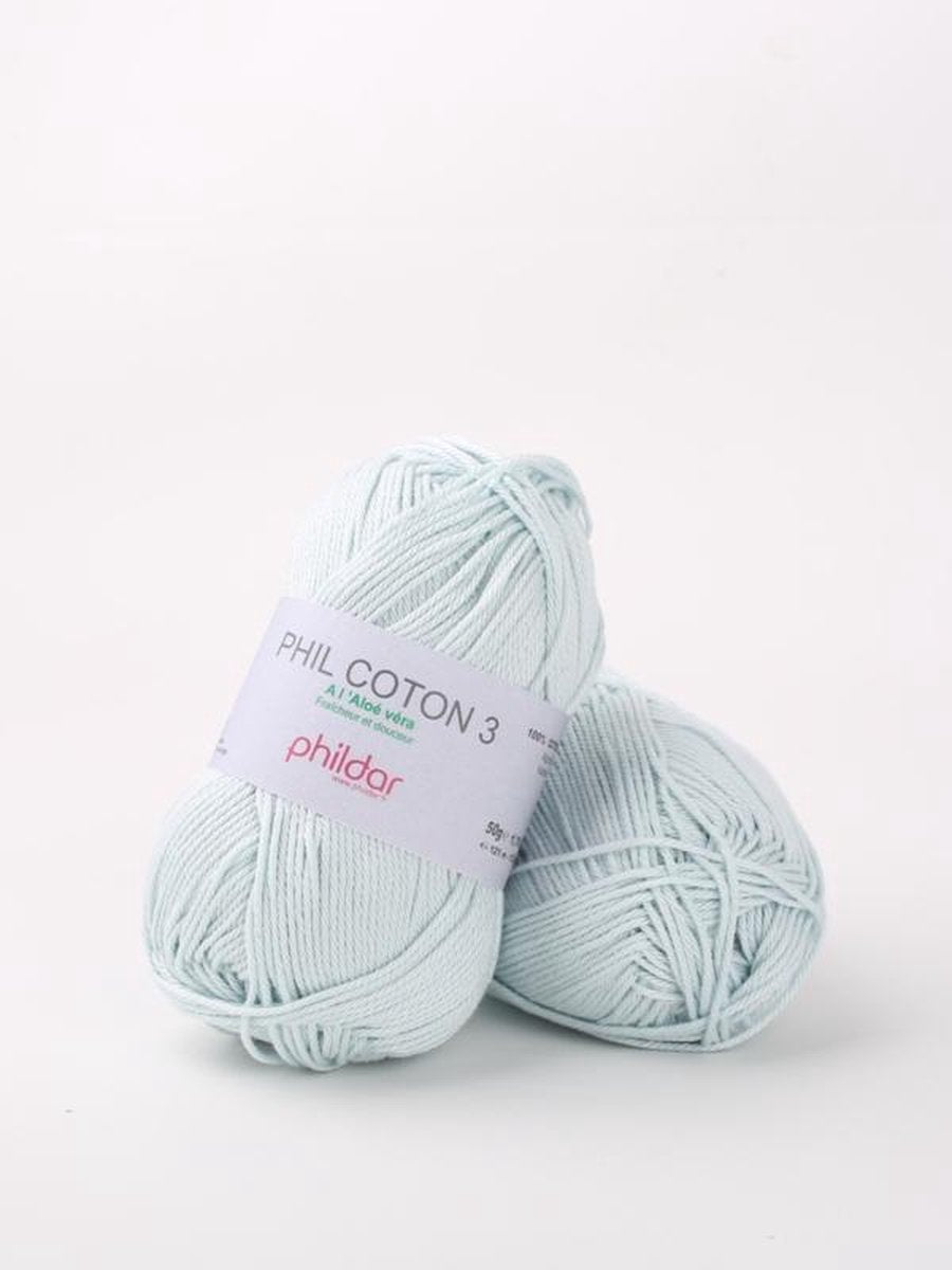 Phildar Phil Coton 3 opaline 10 x 50 gram