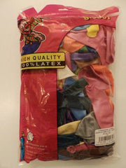 Zak met 100 ballons no 14 metallic assorti kleuren