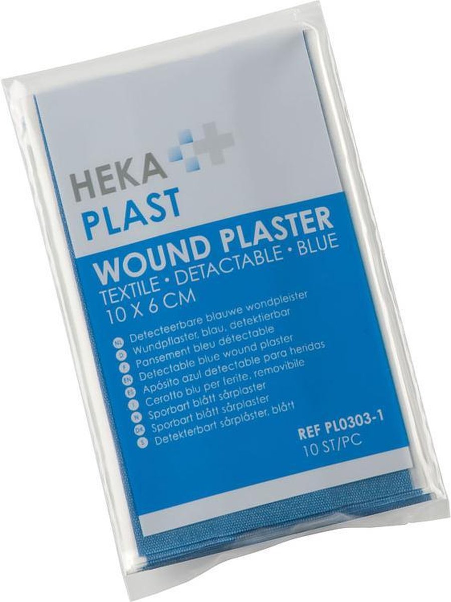 Hekaplast detectable wondpleister 1 m x 6 cm