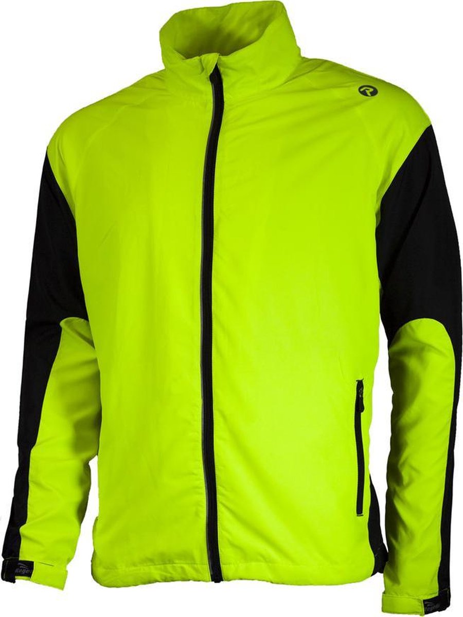 Rogelli Drummond Sportjas - Maat S  - Mannen - geel/zwart