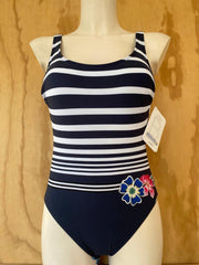 Sunflair badpak donkerblauw 22323 maat 38B