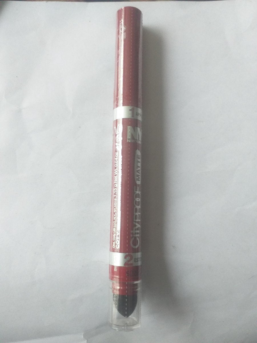 NYC Cityproof matte lip color - 301 city cherry