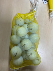 Golfballen gebruikt/lakeballs Srixon 25 stuks in meshbag