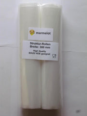 Marmelot Vacuumfolie Rollen Mikro Structuur 30cm x 6m 2 Rollen voor alle Merken Vacuum Sealers