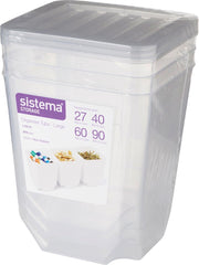 Sistema Storage Opbergbox - Met Deksel - Transparant - 1.8 Liter