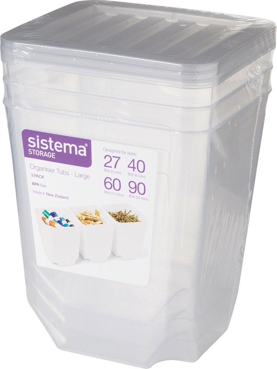 Sistema Storage Opbergbox - Met Deksel - Transparant - 1.8 Liter